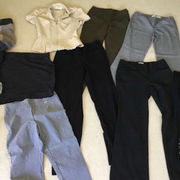 New York & Company Pants - New York & Company Black Straight-Leg Dress Pants